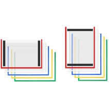 A3 후면자석 내용물교체형 투명 안내판 표지판 10개입 사인물 전시용품 알림판 표지판 안내 팻말, 쿠팡1 아이스초코 세로형 파랑 10개, 쿠팡1 아이스초코 본상품선택