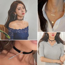 BUyuS금 초크 레이어드 짧은목걸이 초커목걸이60여종 패션굿딜 브이숍