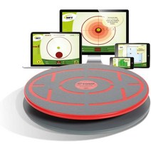 Togu 독일 토구 챌린지 디스크 밸런스 보드 균형 블루투스 관부가세포함, 실버