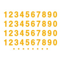 오피스왕국 숫자 그래픽스티커 혼합숫자 호실 번호 분류 number, 옐로우