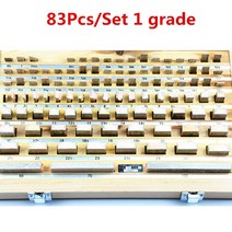 1.005-100MM 0 학년 블록 게이지 INPSECTION 83 개/대 1 83PCS 블랙 검사 측정 도구, 83pcs 1Grade