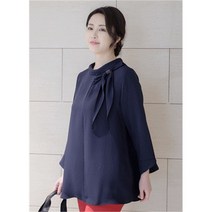 조이마담 T50434 튤립소매 리본 블라우스 엄마옷 중년옷 (6692546)