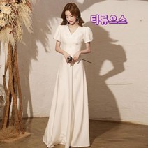 새틴 돌맘드레스 돌잔치룩 2부드레스 피로연 셀프웨딩원피스 만삭 5857943889