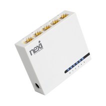 넥시 5포트 기가비트 IEEE 802.3az 스위칭 허브 NX1213