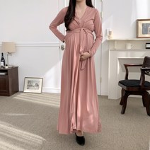 빅사이즈 셀프 임산부 주수 만삭촬영 원피스 블랙 임부복