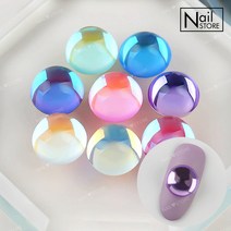 브라이트 젬스톤-1 (2개입/10mm) /8종/진주스톤/투톤스톤/영롱스톤, 없음, 스톤-02