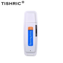 녹음기 미니녹음기 Tishric usb 보이스 레코더 휴대용 사운드 레코더 보이스 레코더 녹음 장치 81632gb 디지털 보이스 레코더, 흰색 카드 없음