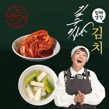 [김수미김치] 더프리미엄 배추 포기 김치 3kg+천수무 동치미 3kg, 단품