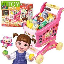기타브랜드 콩순이멜로디쇼핑카트/마트놀이/장바구니/여아완구선물, 단일옵션