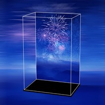 장식대 케이스 전시대 LEGO 71040, 51x36x78(로고 스티커 포함)(4mm), 투명 아크릴 베이스 플레이트