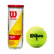 윌슨 Wilson 테니스공 볼 CHAMPIONSHIP EXTRADUTY 챔피언십 엑스트라 듀티 1박스3구개입x12캔36구 WRT100101 일본, 한국 전지역