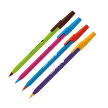 모나미)153스틱 비비드볼펜(0.7mm-12개입), 1개, 분홍 (M501262)
