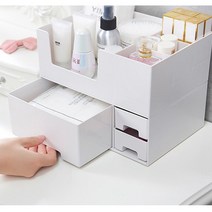 2단 화장품정리대 화장품정리함 아크릴화장품정리함 화장대정리함 화장품수납 화장대정리 화장품트레이 화장품정리 화장품수납함 화장품보관함, 1개