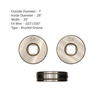 MIG Welder 2 용 드라이브 롤러 쉴드 용접 프레스 가스 차폐 고데 그루브 와이어 피더 널드 V U 부품, 09 10