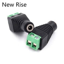 스마트 플러그 커넥터 접지남성 DC 전원 플러그 커넥터 2.1mm x CCTV 용 어댑터 12V 필요 없음, 한개옵션1, 07 3.5X1.35 Female
