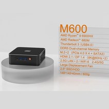 미니피씨 2023 게임 미니 pc 6nm amd ryzen 9 6900hx 7 pro 6850h 미니 컴퓨터 ddr5 4800mhz pcie4.0x4 2x2.5g lan 84, 램 없음 hd 없음 와이파이 없음, 라이젠 5 프로 6650u, 우리를