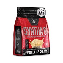 단백질 보충제 BSN SYNTHA-6 Whey Protein Powder Peanut Butter Powder with Micellar Casein Milk Isolate Ch, Vanilla Ice Cream, 97 Servings (Pack of 1)