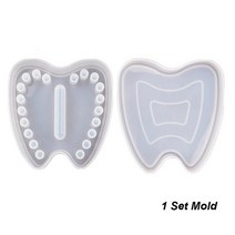 1pc 아기 상자 수지 금형 우유 홀더 실리콘 금형 기념품 수지 금형 아기 금형 공급 누렁니 미백, 1 세트 금형