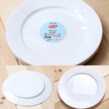 10P 다회용 위생접시 23CM 1회용용기 일회용식기 국용기 일회용용기쇼핑몰 1회용접시 일회용종이접시 식품용기 국물용기 일회용국그릇