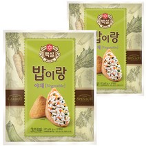 백설 밥이랑 야채, 27g, 2개