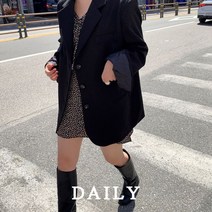 통통핏 / 오버핏 쓰리버튼 자켓