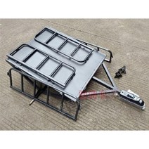 화물 트레일러 자전거 오토바이 리어카 캐리어 수하물, 트레일러1+3홀허브시트 +트레일러볼헤드1