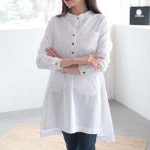 라이크잇 BL818 단추 롱 셔츠 OPS