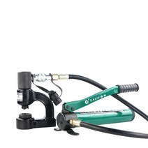 유압식 펀칭기 타공 철판 뚫는 기계 휴대용 수동, 10mm 실버