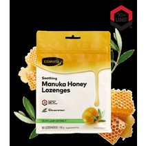 뉴질랜드 직구 Comvita Lozenges Olive 프리미엄 그레이드 40소프트 젤 1팩, 수량, 상세참조