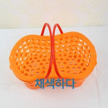 5근 8근 설탕 귤 바구니 노란색 휴대용 뚜껑 달린 과일 따기 바구니 설탕 귤 선물 포장 비파 바구니, 6근 뚜껑 포함