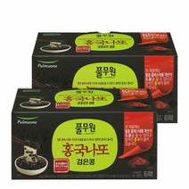풀무원 국산 검은콩 홍국나또 43g x 12팩(6팩 x 2세트) 살아있는 실의 힘, 홍국나또(43g) x 12팩(6팩 x 2세트), 12개