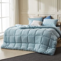 지밀베딩 오가닉이불 유기농 60수 순면이불 피그먼트 워싱 Q S/SS 정온침장 푸른자리