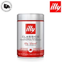 illy 일리 클라시코 인텐소 디카페인 분쇄 필터커피(드립용) 클라시코(모카분쇄) 250g, 클라시코(분쇄)