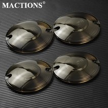 할리 커스텀 튜닝 4pcs 턴 시그널 라이트 렌즈 커버 투어링 로드 킹 파츠 호환품, 가벼운 렌즈 커버