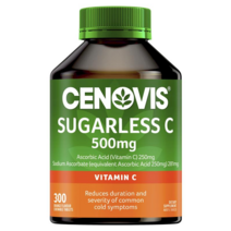 CENOVIS SUGARLESS C 호주 세노비스 슈가레스 C 무설탕 비타민C 츄어블 500mg 300정 2팩