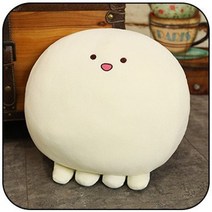 모찌모찌 문어 낮잠베개 귀여운 모찌베개 등받이쿠션, 화이트문어, 일반형