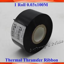 30MM x 100M 검정색 열전 사 리본 핫 스탬핑 호일 인쇄 벨트 1 롤, 03 40mmx100M
