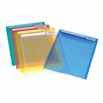 아톰)PP시스템홀더 세로형 짧은변철 A4(SHS-101)청색-팩(10개입), 본상품선택