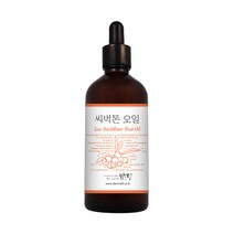 맑을담 씨벅톤오일 30ml 비정제 열매추출 100% 비타민나무오일, 100ml