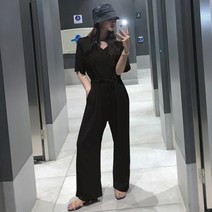 떳다그녀 랑기뉴 린넨 와이드 점프수트