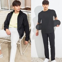 WOW374 SHOP 남성 여성 봄 여름 캐주얼 운동복 트레이닝복 상하의 세트