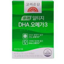 고려은단 퓨어 알티지 오메가3 이지 60캡슐 x6박스, 고려은단 오메가3 60캡슐 4개