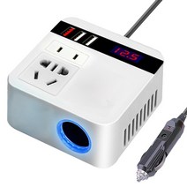 정현파 인버터 150w 피크 dc12v24v 110v 220v led, 하얀