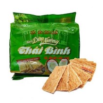 베트남 코코넛 크래커 180G(12개*15G) BANH DUA NUONG THAI BINH, 180G(12개 * 15G), 15g
