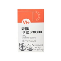 비타민하우스 데일리 비타민D 3000IU 360mg x 60정