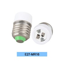 램프베이스 변환 E27 E14 로 램프 홀더 소켓 eu 어댑터 MR16 GU10 G9 B22 E12 내화 재료, 05 E27 TO MR16
