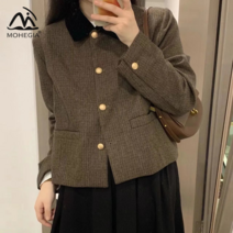 MOHEGIA 봄 코트 새로운 패션 여성 탑