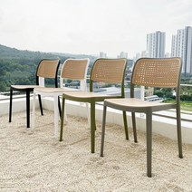 더조아 모카체어 라탄 디자인 올사출 테라스 야외용 카페 인테리어 의자, 모카체어 블랙