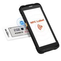 MUNBYN 6.8cm(2.6인치) NFC 가격 태그 전자 선반 라벨 체인 스토어용 전자 종이 잉크 라벨 iOS/안드로이드 가격 라벨의 NFC 라벨 지원 ESL 5년 서비스