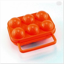 계란 보관 6팩 용기 낚시 피크닉 캠핑장 바다 카라반 달걀 에그 트레이 6p 음식 조리, 6팩 휴대용 계란 트레이